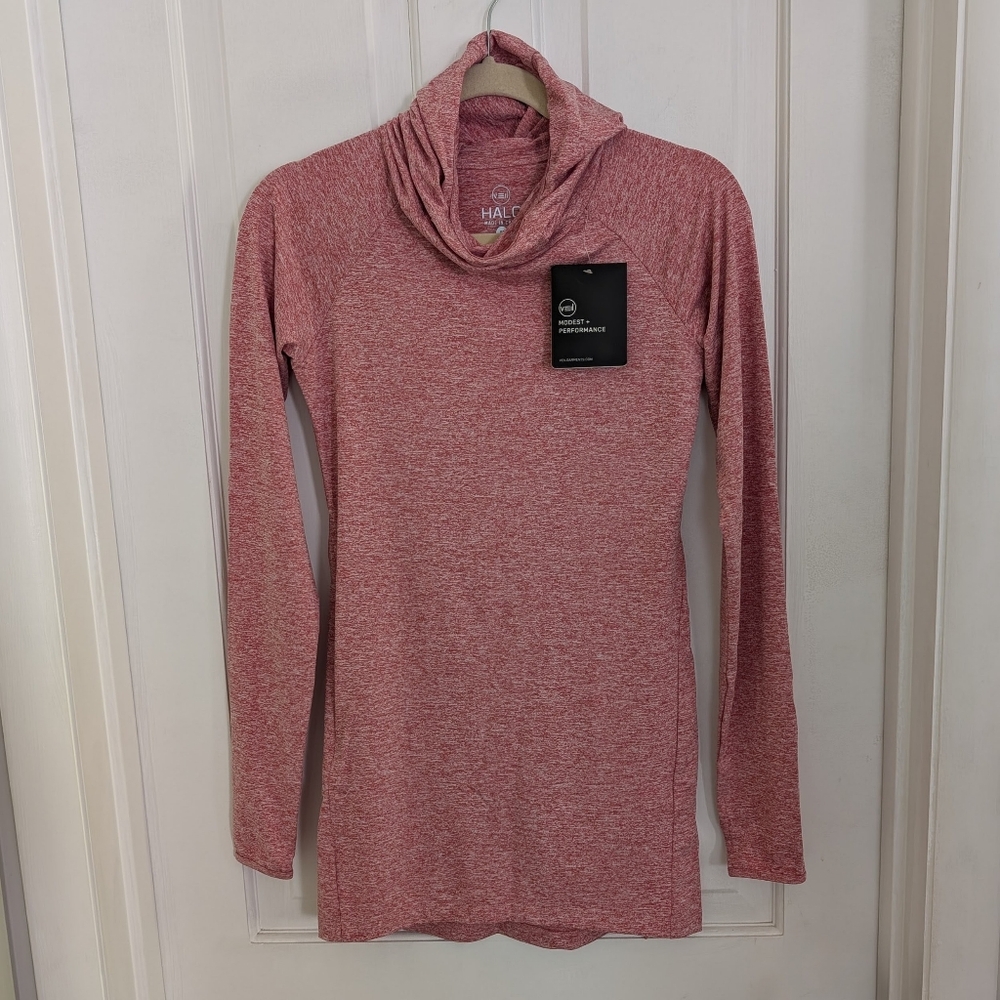 Veil Garments Halo Running Hoodie XTRA SMALL Performance Modest‎ Thumb Holes